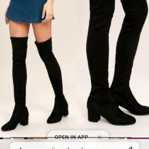 Steve Madden thigh high boots